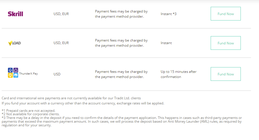 Axiory Deposits Axiory Deposits